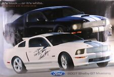 Carroll Shelby ~ Signed Autographed 2007 Shelby GT Mustang Poster ~ PSA DNA picture