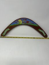 Australian Hand Painted Traditional Boomerang MADE IN AUSTRALIA  Kangaroos picture