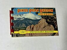 Pikes Peak Region Colorada Spectacularly Beautiful Mini Postcard Album  picture