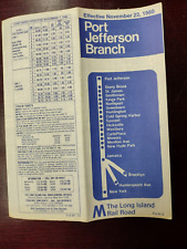 The Long Island Rail Road Port Jefferson Branch Timetable 1980 picture