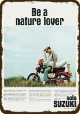 1966 SUZUKI Motorcycle Nature Lover Vintage-Look DECORATIVE REPLICA METAL SIGN picture