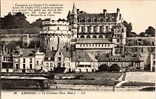 Amboise Le Chateau Mon Hist Charles VII Louis XI BW Antique Postcard UNP Unused picture