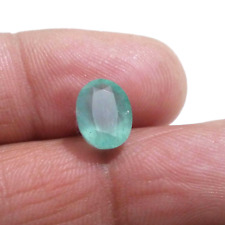 Gorgeous Colombian Emerald Oval Shape 3.30 Crt Top Green Faceted Loose Gemstone picture