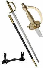 Model 1840 United States Army NCO Sword with Leather Scabbard with wood stand picture