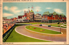 Vintage C. 1930's Marlborough-Blenheim Hotel Atlantic City New Jersey Postcard picture