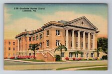 Lakeland FL-Florida, Southside Baptist Church, Antique Vintage Souvenir Postcard picture