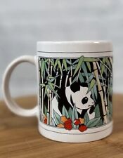 VTG Pandas Eating Bamboo Coffee Tea Mug  Nature Animal Collect Finest ceramics picture