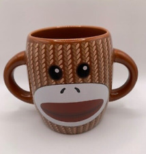 Galerie SOCK MONKEY Mug Double Faced and Double Handled 14 oz picture