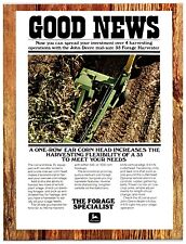 1970s John Deere Forage Harvesting - Original Print Advertisement (8.5in x 11in) picture