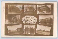 Cedar Falls Iowa IA Postcard RPPC Photo Greetings I S T C Multiview 1910 Antique picture