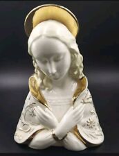 Beautiful Vintage Lefton Porcelain Madonna Virgin Mary Figurine - AR 2886 picture