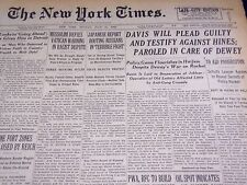 1938 JULY 31 NEW YORK TIMES - DAVIS WILL PLEAD GUILTY & TESTIFY AGAINST- NT 2392 picture