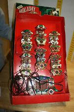 RARE  Mr. Christmas Holiday Carousel 5 Lighted Horses & a Tiger  21 Carols 1992 picture