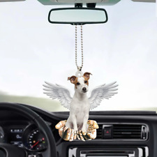 Jack Russell Terrier Dog Angel Wings Car Ornament, Jack Russell Terrier Dog picture