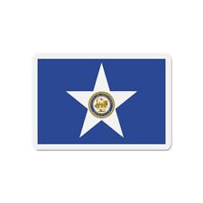 Flag of Houston Texas - Die-Cut Magnet picture