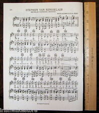 RENSSELAER POLYTECHNIC INSTITUTE Vintage Song Sheet c1938 RPI - Original picture
