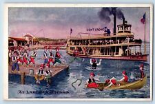 Minneapolis Minnesota MN Postcard At Lake Minnetonka Shriners Boat Ship Arthur picture