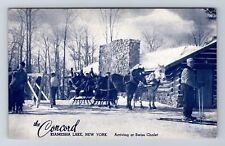 Kimesha Lake NY-New York, The Concord Swiss Chalet, Vintage c1968 Postcard picture