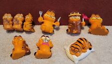 Lot of 9 Vintage GARFIELD the Cat 1980s Figures - Hong Kong picture