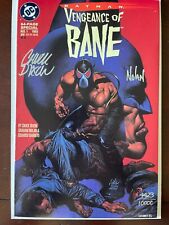 Batman Vengeance of Bane #1 DF Signed Variant Reprint 1993 1st app. Bane picture