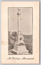 McKinleys Monument Antique Postcard UNP Unused UDB picture