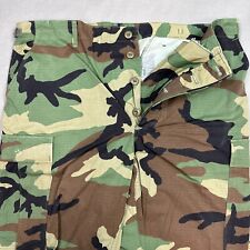 US Military Pants Mens Large Green Trouser Woodland Camo Cargo Ripstop BDU Hot picture