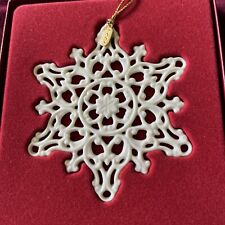 Lenox 2002 Snow Fantasies Snowflake Ornament picture
