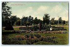 c1910s Scenic View Of Crapo Park Flowers And Trees Burlington Iowa IA ostcard picture