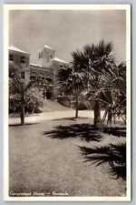 Government House. Bermuda Real Photo Postcard. RPPC picture