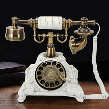 Vintage Antique Style Rotary Dial Phone Telephone Old Fashioned Corded Telephone picture
