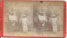 Henry Buehman Stereograph of Two Papago Indian Women with Hay 1870-80s picture