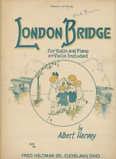 London Bridge - Albert Harvey 1925 Fred Heltman Co. RARE Vintage Sheet Music picture