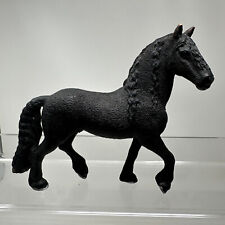 Schleich Horse Friesian Stallion Black 2009 Rare Retired *light ear wear picture