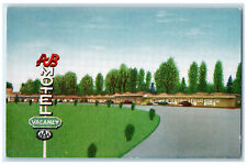 c1950's A.B. Motel Two Miles from Quebec on Route 15 to Ste-Anne Canada Postcard picture