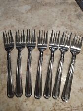 (7) Pfaltzgraff Providence Salad Forks Flatware Lot Stainless picture