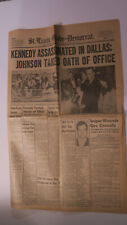 ST. Louis Globe Democrat - JFK Kennedy Assisination - November 1963 picture