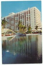 Bal Harbor Miami FL Americana Hotel Postcard Florida picture