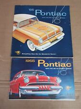 Vintage 1955 Pontiac Strato-Streak V8 Dealer Brochures Fold Out   L8 picture
