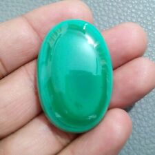 Glowing Top Designer Green Malachite Oval Shape 128 Crt Cabochon Loose Gemstone picture