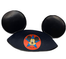 Vtg Rare Walt Disney Co. Mickey Mouse Blue StarEars Felt Hat Benay Albee USA picture
