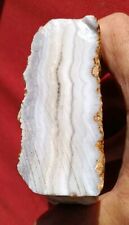 Blue Lace Agate Raw Crystal Geode 5