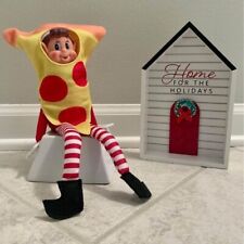 Elf Holiday Helper Christmas Pizza Costume Clothes picture