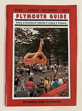 Plymouth Massachusetts VTG 2000 Tourist Guide Brochure  picture