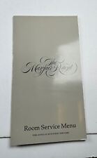 Vintage Restaurant Room Service Menu The Mayfair Regent Park Avenue NYC picture