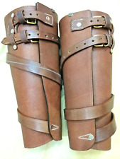 WWI Leather Leggings - ALL SIZES AVAILABLE / Light Horse Leggings picture