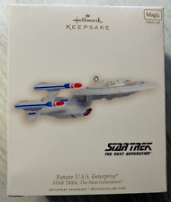 2007 Hallmark MAGIC Future USS Enterprise Star Trek The Next Generation WORKING picture