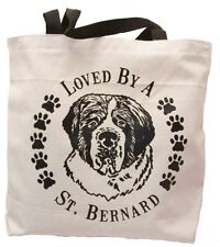 Loved By A St. Bernard Tote Bag New  MADE IN USA picture