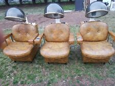 THREE VTG 60s Beauty Salon Hair Dryer Chairs  picture