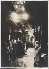 Morocco, Fez, rue Marchande, vintage print, ca.1900 vintage print d picture