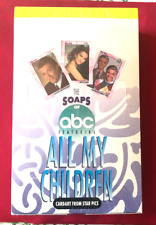 1991 THE SOAPS OF ABC ALL MY CHILDREN TRADING CARDS 36 PACKS SEALED  WAX BOX picture